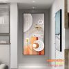 Tranh tráng gương 2 chú hươu TGH8428