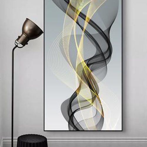 Tranh tráng gương những đường cong TGH8434