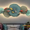 Tranh đèn led cá và lá sen K61096