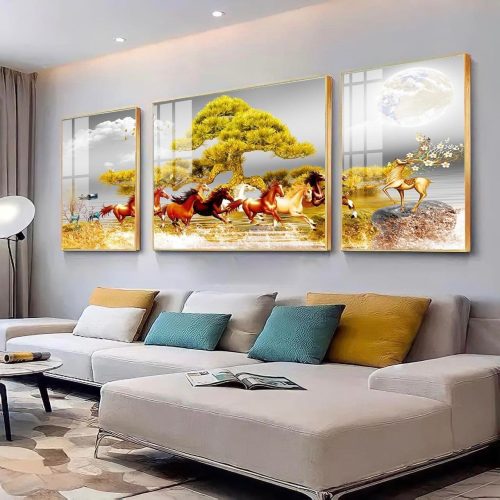 Tranh mã đáo thành công dưới ánh trăng TGH13032
