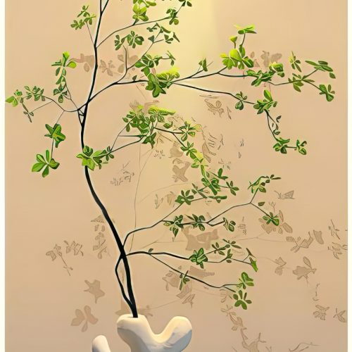 Tranh đèn led cành cây RQ36525