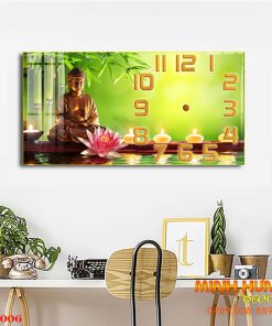 Tranh đồng hồ tráng gương DH3006