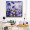 Tranh canvas hoa nghệ thuật sơn dầu HD41347