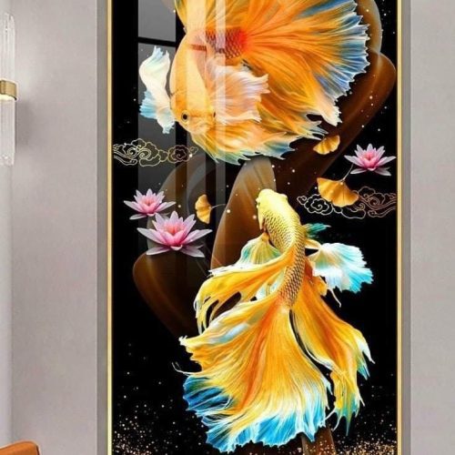 Tranh hiện đại pha lê gương hot TK169