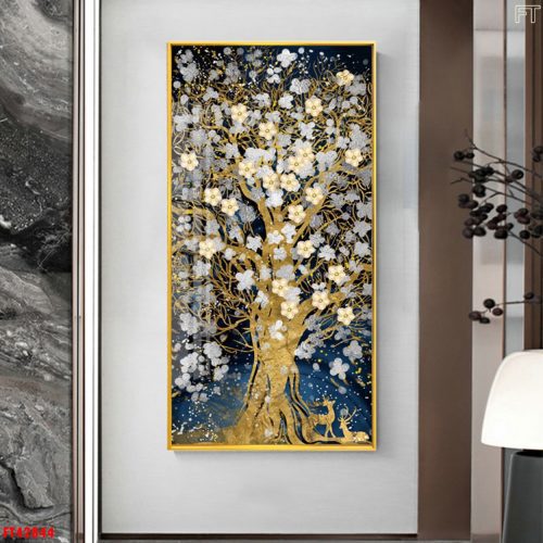 Tranh tráng gương treo tường hiện đại FT42844