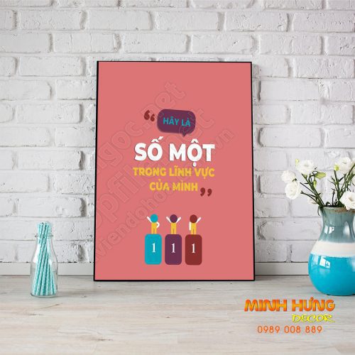 Hãy là số một trong lĩnh vực của mình 224TDL