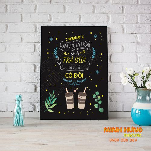 Hôm nay làm việc mệt rồi bên ly trà sữa ta ngồi có đôi 245TDL