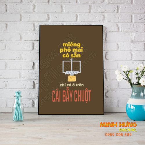 Miếng phô mai có sẵn chỉ có ở trên cái bẫy chuột 234TDL