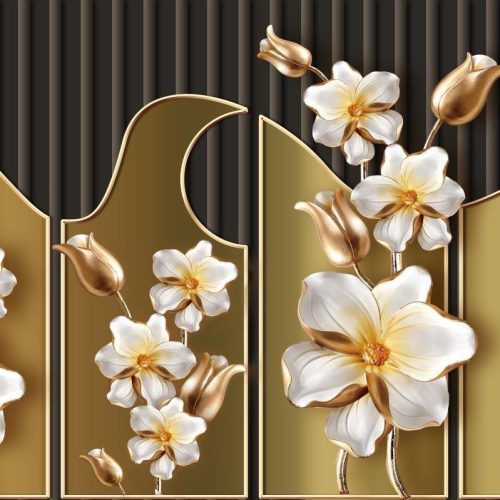 Tranh dán tường hoa hình nến TGTV_FT4496