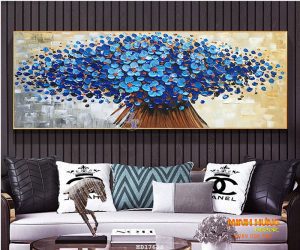 tranh canvas hoa son dau HD17696