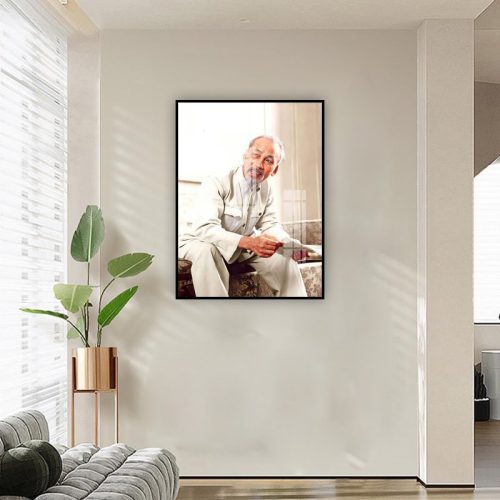 Tranh tráng gương hình ảnh Bác Hồ K16062