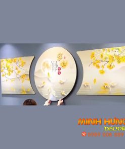 Tranh tráng gương mica TTG001