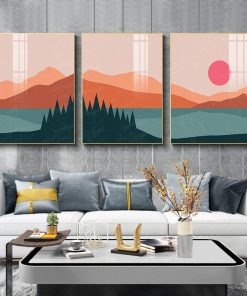 Tranh Canvas phong cảnh thiên nhiên tối giản TT1007