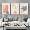Tranh Canvas chậu cây và hình khối TT1109