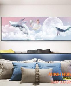Tranh tráng gương không gian thơ mộng TGH8072