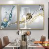 Tranh tráng gương vũ điệu ly rượu TGH8055