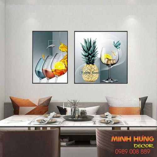 Tranh tráng gương hương vị cuộc sống TGH8053