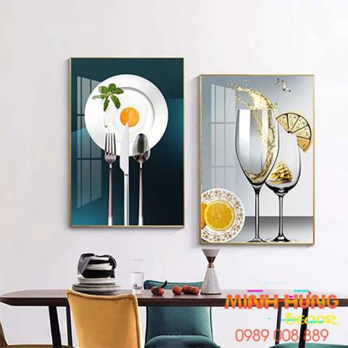 Tranh tráng gương bữa sáng hoàn hảo TGH043