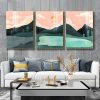 Tranh Canvas hoàng hôn trên hồ TT1066