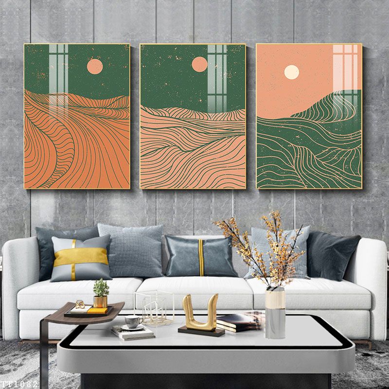 Tranh Canvas dòng chảy của đất TT1082