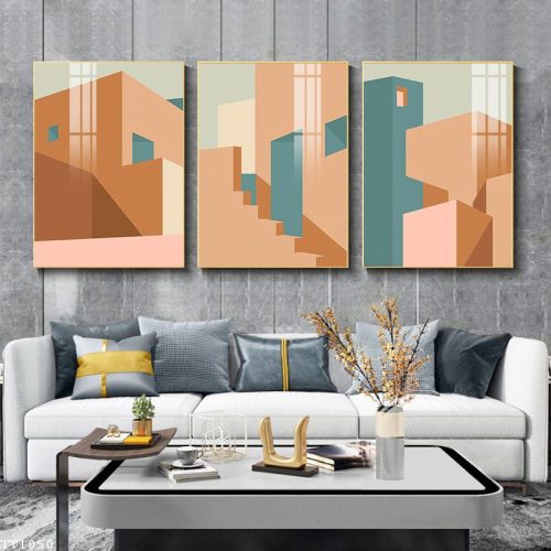 Tranh Canvas hình học đô thị TT1050