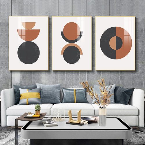 Tranh Canvas hình tròn đối xứng TT1046