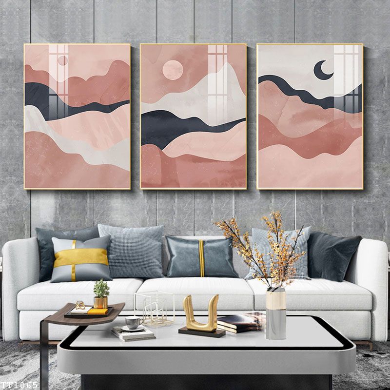 Tranh Canvas làn sóng chiều tà TT1065