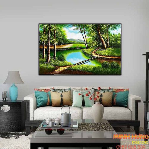 Tranh sơn dầu phong cảnh thiên nhiên TSD033