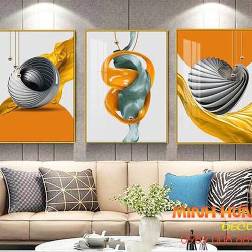 Tranh tráng gương dòng chảy nghệ thuật TGH8212