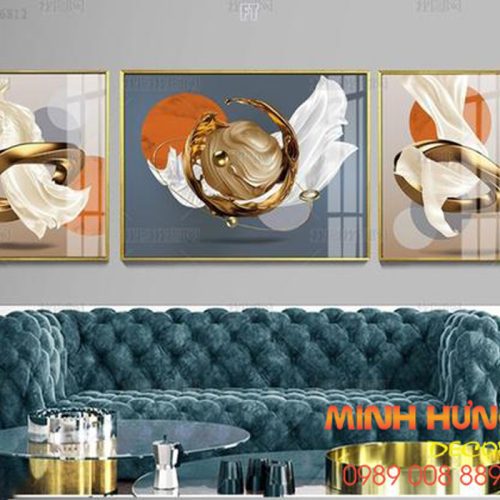 Tranh tráng gương trừu tượng TGH8181