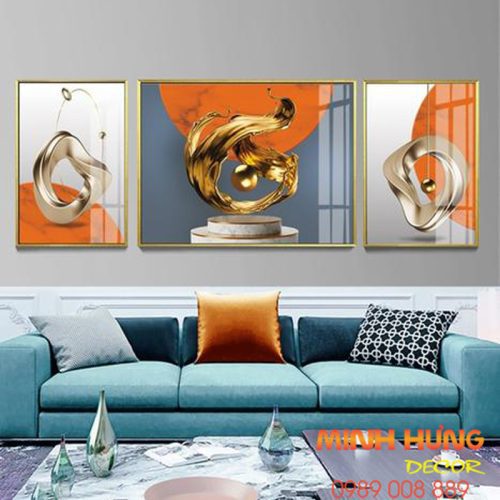 Tranh tráng gương nghệ thuật TGH8182