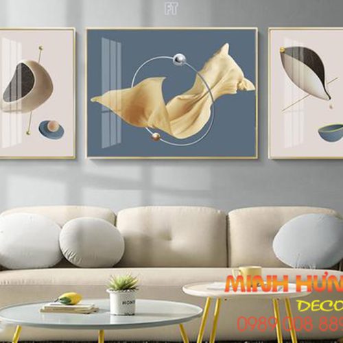 Tranh tráng gương quả cầu nghệ thuật TGH8186