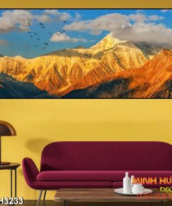 Tranh phong cảnh ngọn núi hùng vĩ TGH3233