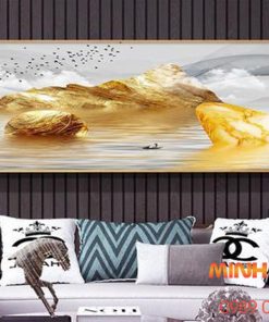 Tranh tráng gương những tảng đá vàng TGH8283