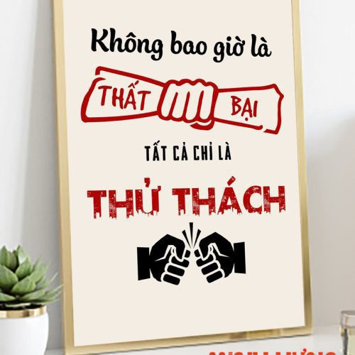 Không bao giờ thất bại tất cả chỉ là thử thách TDL004