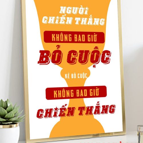 Người chiến thắng không bao giờ bỏ cuộc TDL008