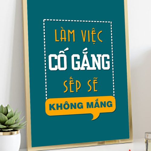 Làm việc cố gắng sếp sẽ không mắng TDL014