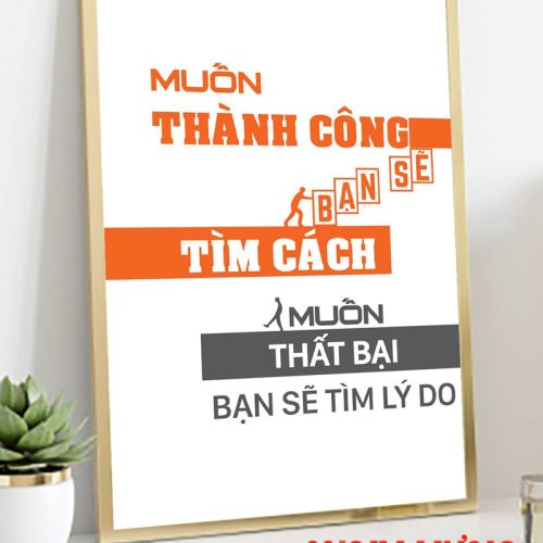 Muốn thành công bạn sẽ tìm cách TDL017