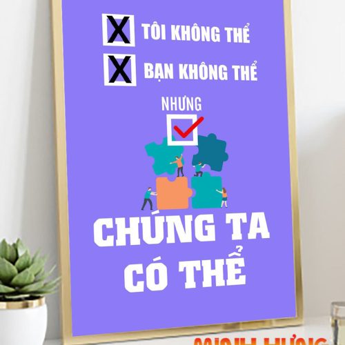 Tôi không thể bạn không thể chúng ta có thể TDL019