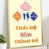 Thái độ hơn trình độ TDL023