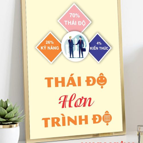 Thái độ hơn trình độ TDL023