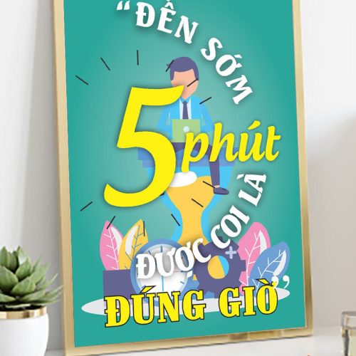 Đến sớm 5 phút được coi là đúng giờ TDL025