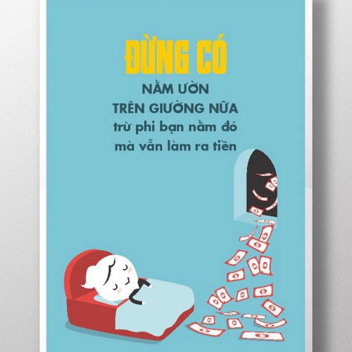 Đừng có nằm ườn trên giường nữa TDL048