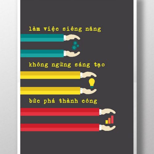 Làm việc siêng năng không ngừng sáng tạo TDL051
