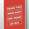 Trung thực minh bạch tôn trọng lời hứa TDL075
