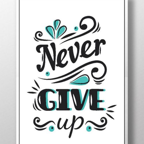 Never give up TDL081