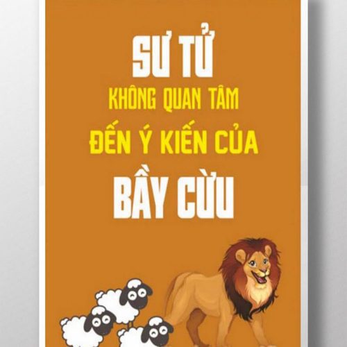 Sư tử không quan tâm đến ý kiến của bầy cừu TDL173