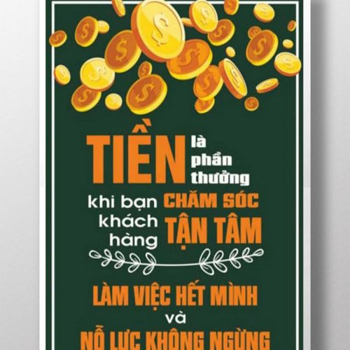 Tiền là phần thưởng khi bạn chăm sóc khách hàng TDL196