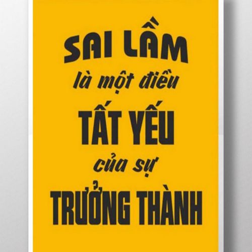 Sai lầm là một điều tất yếu TDL202