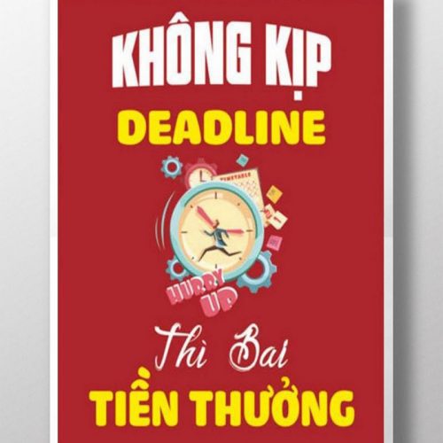 Không kịp deadline thì bai tiền thưởng TDL207